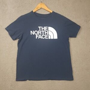 The North Face Shirt Womens Medium Blue Big Logo T Shirt